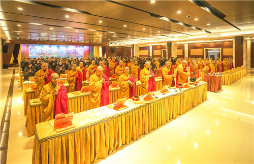 七塔禅寺隆重举行新年元旦供佛斋天祈福法会